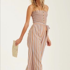 Billabong Romper - pants, strapless, stripes !